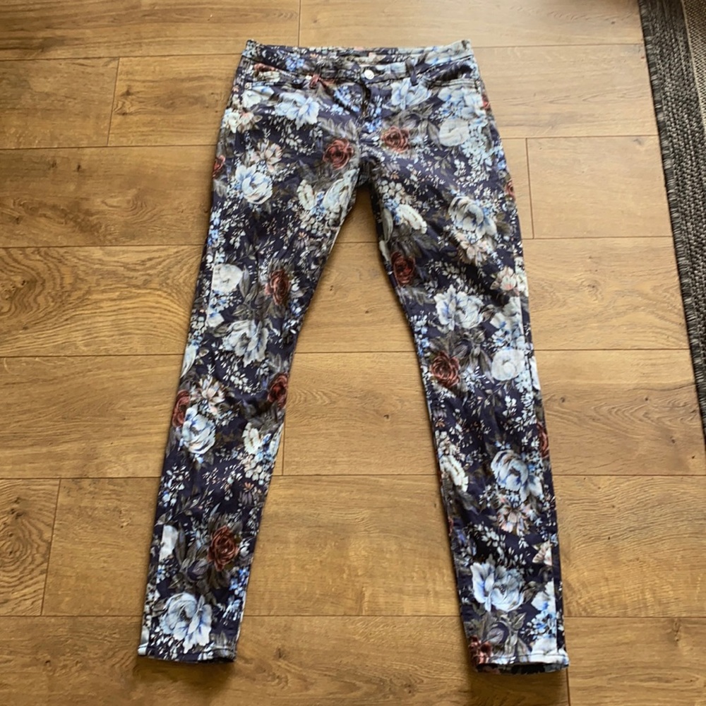 Floral print 7 for all mankind pants